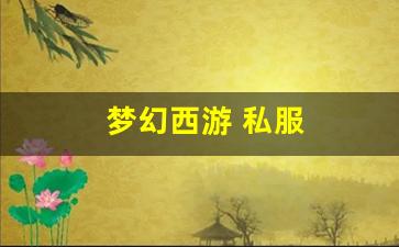 新梦幻西游私服：梦幻西游 私服(梦幻手游私sf平台) (2)